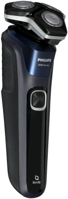 Бритва роторная Philips Series 5000 S5885/10 реж.эл.:3 питан.:аккум. черный/синий