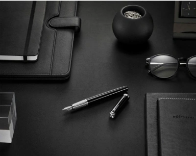 Ручка перьев. Parker Ingenuity Core F570 (2181994) Black СT F сталь нержавеющая подар.кор.