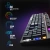 Клавиатура Оклик 970G Dark Knight механическая черный/серебристый USB for gamer LED (499578) кабель 1.5м