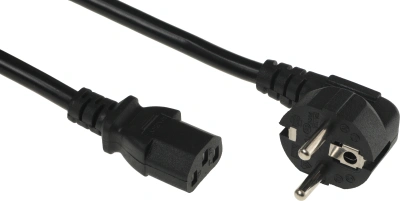 Шнур питания Rexant 04-2736 Schuko-C13 проводник.:3x1мм2 0.6м 220В черный
