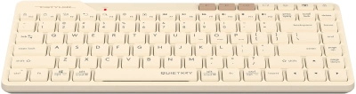 Клавиатура A4Tech FBK26C AS бежевый USB беспроводная BT/Radio slim Multimedia