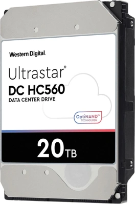 Жесткий диск WD SATA-III 20TB 0F38785/0F38643 WUH722020BLE6L4 Server Ultrastar DC HC560 512E (7200rpm) 512Mb 3.5"