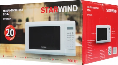 Микроволновая Печь Starwind SMW4220 20л. 700Вт белый