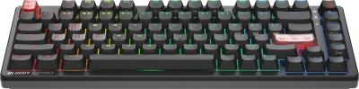 Клавиатура A4Tech MS76 механическая черный USB Multimedia for gamer LED кабель 1.8м