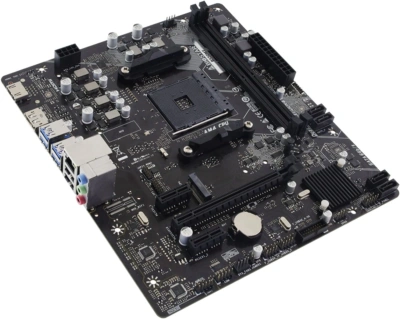 Материнская плата Biostar B550MT Soc-AM4 AMD B550 2xDDR4 mATX AC`97 8ch(7.1) GbLAN RAID+HDMI+DP