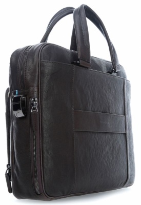 Сумка мужская Piquadro Black Square CA2849B3/TM с отделением для ноутбука 15" темно-коричневая натур.кожа