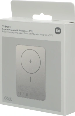 Мобильный аккумулятор Xiaomi Super Slim Magnetic 5000mAh QC3.0/PD3.0 22.5W 3A USB-C беспров.зар. золотистый (BHR08PLGL)