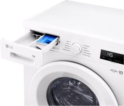 Стиральная машина LG F2Y1HS3W.ABWPCOM класс: A загр.фронтальная макс.:7кг белый инвертор