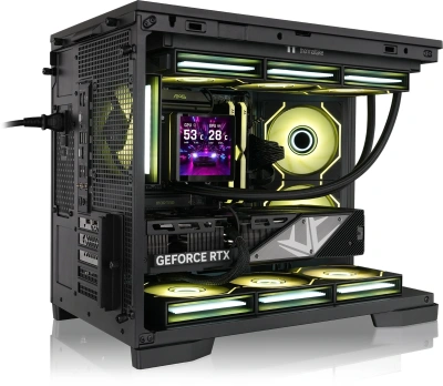 Корпус Thermaltake Arcus 280 TG curved черный без БП mATX 6x120mm 2x140mm 2xUSB3.0 audio bott PSU