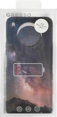 Чехол (клип-кейс) Gresso для Honor 50 Lite Meridian черный (GR17AAAE8883)