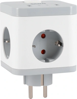 Сетевой разветвитель Buro BU-PW3UC-W (3 розетки) белый (коробка)