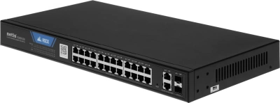 Коммутатор Netis ST228GPR-2G2S (L2) 26x1Гбит/с 2SFP 24PoE 375W настраиваемый