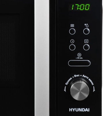 Микроволновая Печь Hyundai HYM-D3001 20л. 700Вт черный/хром