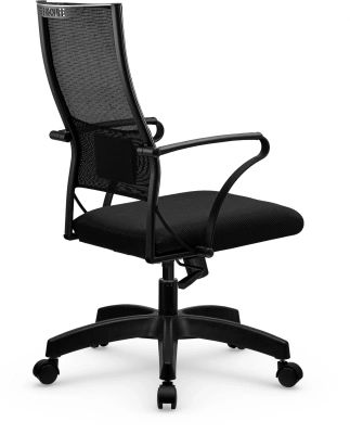 Кресло Метта Sit Air-180 B2-290K (M09.B02.G15.W01) черный сиденье черный сетка низк.спин. крестов. металл черный (комплект 1шт)
