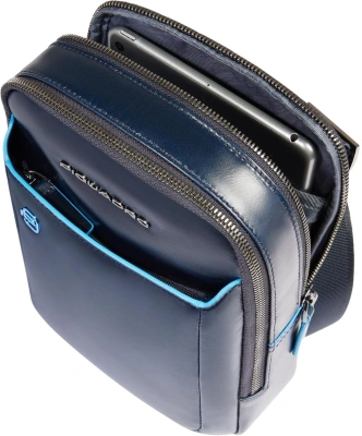 Сумка кросс-боди мужская Piquadro Blue Square CA6811B2/BLU2 синяя натур.кожа