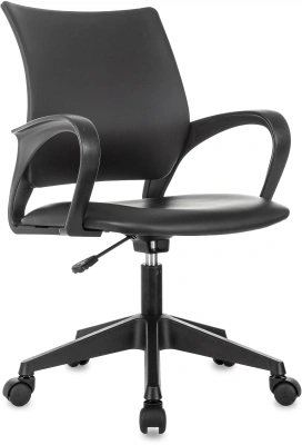 Кресло Бюрократ CH-695NLT черный экокожа крестов. пластик