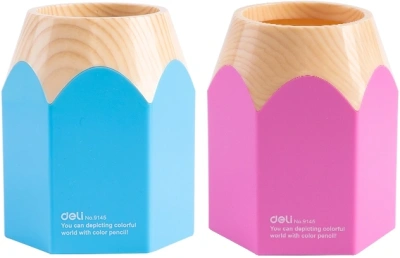 Подставка Deli E9145 для письменных принадлежностей ассорти пластик