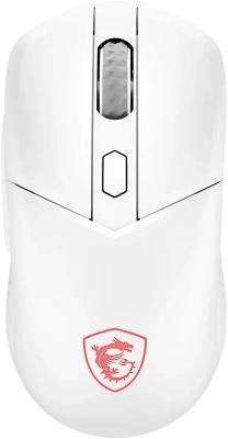 Мышь MSI Versa 300 W 8K белый оптическая 26000dpi беспров. BT/Radio USB 6but (S12-4301620-CLA)
