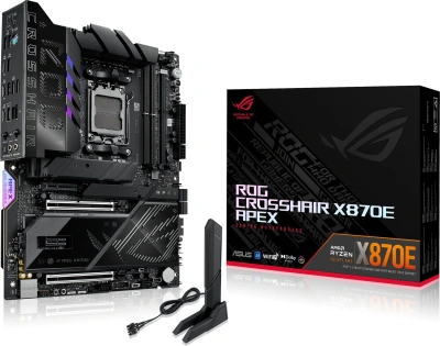 Материнская плата Asus ROG CROSSHAIR X870E APEX Socket AM5 AMD X870E 2xDDR5 ATX AC`97 8ch(7.1) 5Gigabit RAID