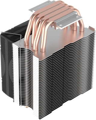 Устройство охлаждения(кулер) Digma D-CPC150-PWM1 Soc-AM5/AM4/1200/1700/1851 черный 4-pin 14-26dB Al+Cu 150W 360gr Ret