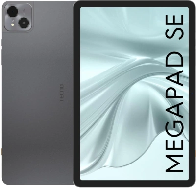 Планшет Tecno MegaPad 11 SE T1102 685 (2.8) 8C RAM8Gb ROM256Gb 10.95" IPS 1920x1200 4G Android 15 серый 8Mpix 5Mpix BT WiFi microSD 1Tb 8000mAh 1776hrs