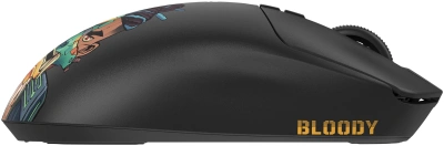 Мышь A4Tech Bloody R72 Ultra Duo Renegade черный оптическая 20000dpi беспров. USB/USB-C 7but