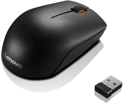 Мышь Lenovo 300 Wireless Compact черный оптическая 1000dpi беспров. USB 2but (GX30K79401)