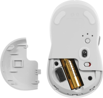 Мышь Logitech M750 белый оптическая 4000dpi беспров. BT/Radio USB 5but (910-006271)