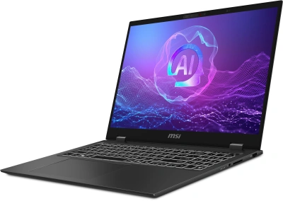 Ноутбук MSI Prestige 16 AI+ Evo B2VMG-033RU Core Ultra 7 258V 32Gb SSD1Tb Intel Arc 140V 16" IPS QHD+ (2560x1600) Windows 11 Home grey WiFi BT Cam (9S7-15A331-033)
