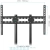 Стойка для телевизора Kromax OMEGA-15 черный 32"-70" макс.50кг напольный мобильный