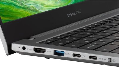 Ноутбук Digma Pro Fortis M Core i3 10110U 8Gb SSD256Gb Intel UHD Graphics 15.6" IPS FHD (1920x1080) Windows 11 Pro grey WiFi BT Cam 4250mAh (DN15P3-8CXW05)