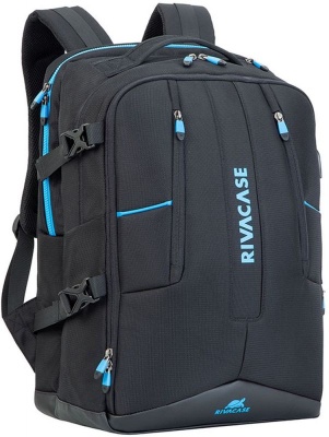 Рюкзак для ноутбука 17.3" Riva 7860 черный полиэстер (7860 BLACK)