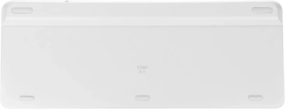 Клавиатура Logitech K580 белый/серебристый USB беспроводная BT/Radio slim Multimedia (920-009209)