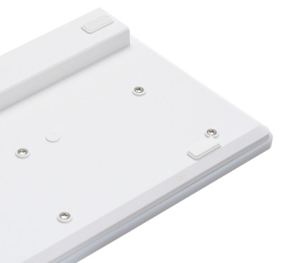 Клавиатура Оклик 550ML белый USB slim Multimedia LED (1061618) кабель 1.5м