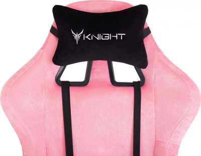 Кресло игровое Knight Terminator розовый Velvet 36 крестов. металл