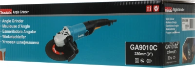 Углошлифовальная машина Makita GA9010C 1800Вт 6000об/мин рез.шпин.:M14 d=230мм
