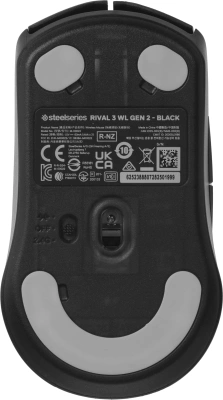 Мышь Steelseries Rival WL Gen 2 черный оптическая 18000dpi беспров. BT/Radio USB 5but (62523)