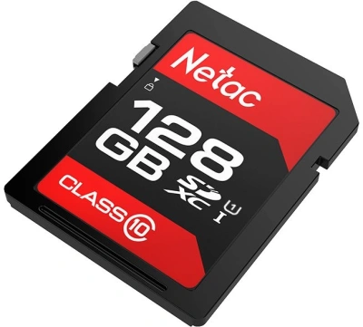 Флеш карта SDXC 128GB Netac NT02P600STN-128G-R P600 w/o adapter