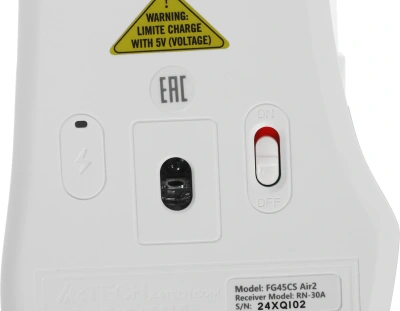 Мышь A4Tech Fstyler FG45CS Air2 белый/серебристый оптическая 2000dpi silent беспров. USB для ноутбука 7but (FG45CS AIR2 USB (SILVER WHITE))