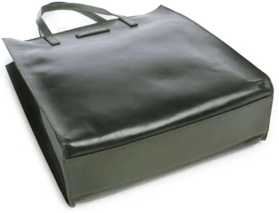 Сумка шоппер женская The Bridge Mirra 04130401/I2 темно-зеленая натур.кожа