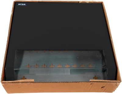 Шкаф коммутационный NTSS (NTSS-SOHO5U-BL) настенный 5U 520x140мм пер.дв.стекл несъемн.бок.пан. 80кг черный 11кг 480мм IP20 металл