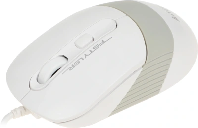 Мышь A4Tech Fstyler FM10 белый/серый оптическая 1600dpi USB 4but (FM10 WHITE)