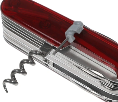 Нож перочинный Victorinox CyberTool L (1.7775.T) 91мм 39функц. красный полупрозрачный карт.коробка