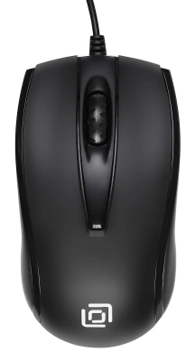 Мышь Оклик 325M черный оптическая 1200dpi USB для ноутбука 3but (1091340)