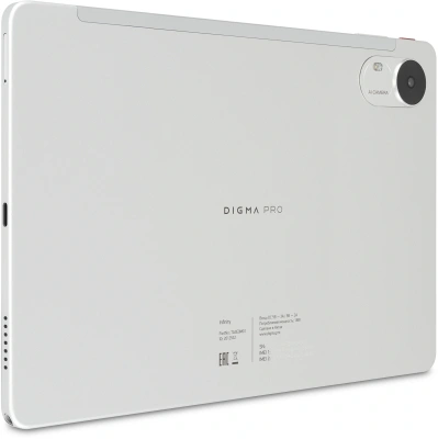 Планшет Digma Pro Infinity G85 (2.0) 8C RAM8Gb ROM256Gb 10.1" In-Cell 1920x1200 4G Android 14 серебристый 13Mpix 5Mpix BT WiFi microSD 128Gb 7000mAh 200hrs