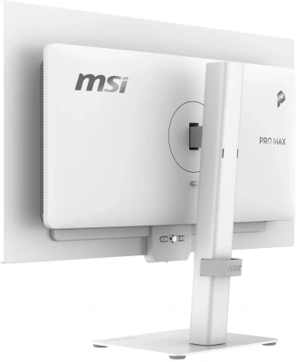 Монитор MSI 26.5" Max 271UPXW12G белый QD OLED LED 16:9 HDMI M/M матовая HAS Piv 250cd 178гр/178гр 3840x2160 120Hz FreeSync Premium Pro DP 4K USB 6.6кг