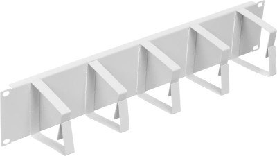 Кабельный органайзер Горизонтальный NTSS NTSS-HORG-2U-5(85) односторонний кольца 2U шир.:19" глуб.:85мм