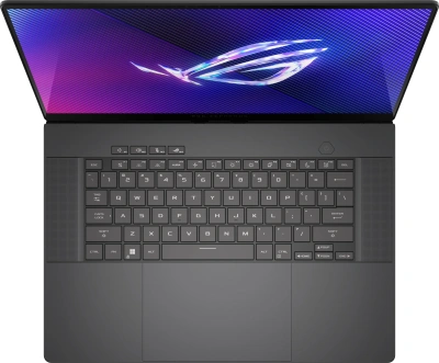 Ноутбук Asus ROG Zephyrus G16 GU605CM-QR111 Core Ultra 7 255H 32Gb SSD1Tb NVIDIA GeForce RTX 5060 8Gb 16" OLED 2.5K (2560x1600) без ОС grey WiFi BT Cam Bag (90NR0M21-M005A0)