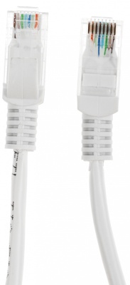 Патч-корд Premier 5-970 UTP 4 пары cat.5E solid CCA molded 3м белый RJ-45 (m)-RJ-45 (m) (5-970W 3.0)