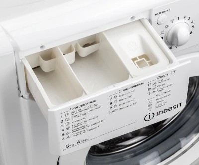 Стиральная машина Indesit EcoTime IWSB 5105 класс: A загр.фронтальная макс.:5кг белый